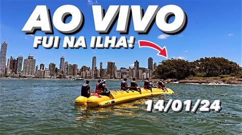 Ilhas das Cabras em Balneário Camboriú AO VIVO 14 01 24 BielTurismo