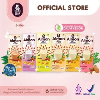 Jual Mama Bear Almon Mix Susu Almond Pelancar ASI Mamabear AlmonMix