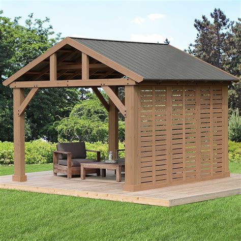 Gazebo With Privacy Wall Councilnet