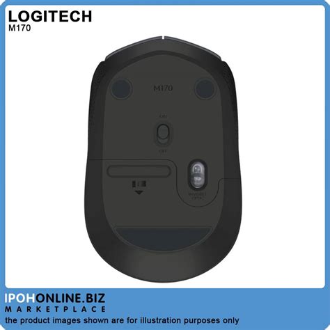 Logitech M170 Wireless Mouse - Black