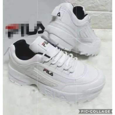 Fila Korean Shoes For Women Rubber Shoes Running Shoes Sneakers