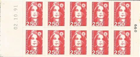 MARIANNE DE BRIAT Carnet de 10 timbres autoadhésif NY T 2790 C1 neuf