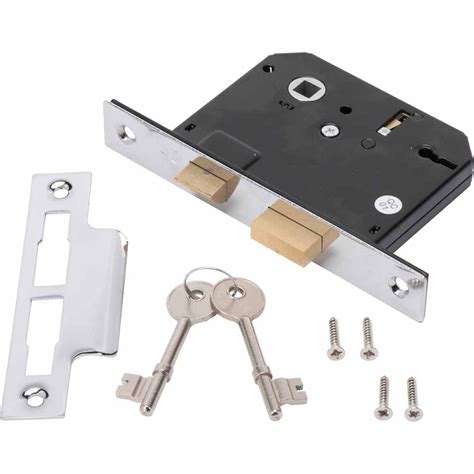 Wilko 3 Lever Mortice Sashlock 3 Inch Wilko