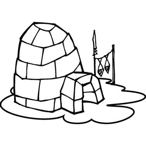 Desenho Iglu Para Colorir Imprimir E Desenhar Colorir Me