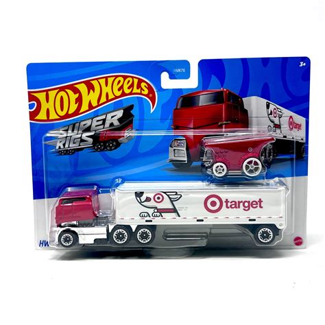 Hot Wheels Super Rigs Target Hauler HW Bullseye S Big Rig Walmart