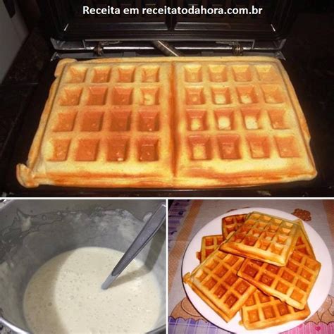 Receita De Waffles Deliciosos Receita Toda Hora