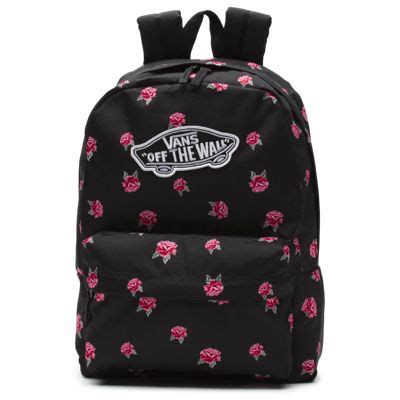 Vans Realm Black Rose Smoke Backpack Halifax Shopping