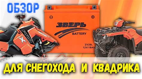Какой аккумулятор выбрать для квадроцикла? Аккумуляторные батареи для ...