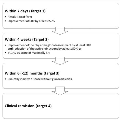 Treatment Targets For The Treatment Of Systemic Juvenile Idiopathic Download Scientific Diagram