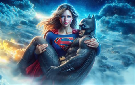 Supergirl and Batman by DeviantGals on DeviantArt