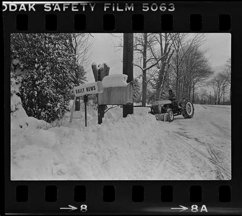 Snow Scene Winter Street Digital Commonwealth