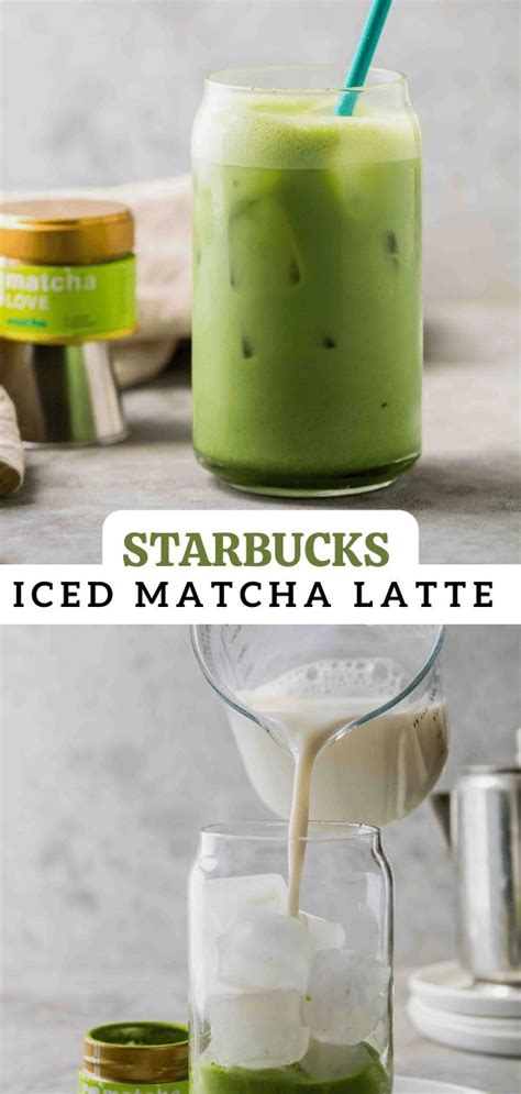 Easy Starbucks Iced Green Tea Matcha Latte Recipe Green Tea Latte