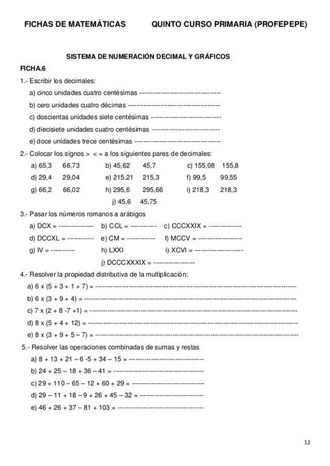 Resultado De Imagen Para Actividades Sistema De Numeracion Decimal