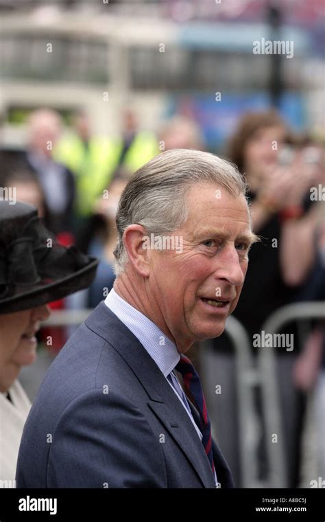 His Majesty King Charles Iii During A Royal Visit To Liverpool Stock