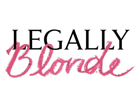 Legally Blonde Musical Logo : Legally Blonde Logo Legally Blonde Logo ...