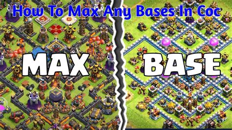 5 6 Best And Easiest Way To Max Your Base In Clash Of Clanscoc Youtube