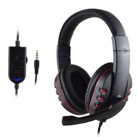 FNSHIP 3 5mm Wired Over Head Stereo Headband Gaming Headset Headphone