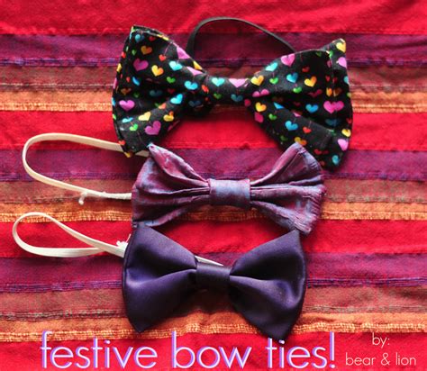 fancy festive bow ties!