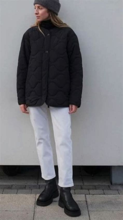 Quilted jacket outfit. Fall jacket ideas. Fall outfit inspo | Quilted ...