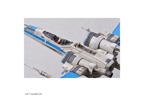 Star Wars Blue Squadron Resistance X Wing Fighter 1 72 Model Kit Bandai