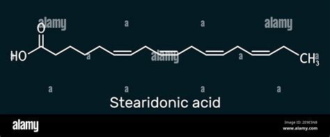 Stearidonic Acid Moroctic Acid Sda Molecule It Is An Omega Fatty