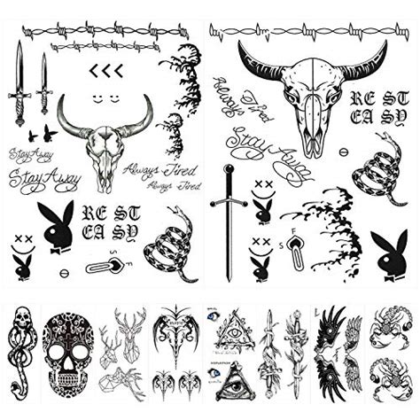 Mua Sheets Post Malone Face Tattoo Set Included Post Malone Tattoos