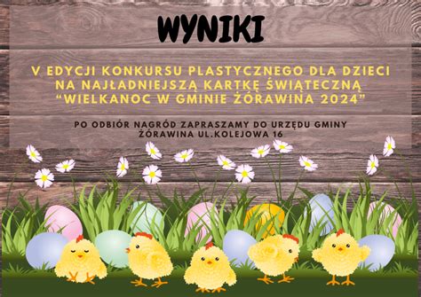 WYNIKI V EDYCJI KONKURSU NA NAJŁADNIEJSZĄ KARTKĘ ŚWIĄTECZNĄ WIELKANOC