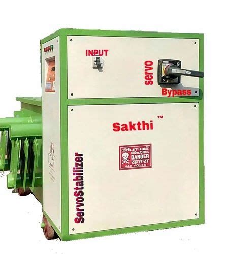 Three Phase Mild Steel 100 Kva Servo Stabilizer For Industrial At Rs