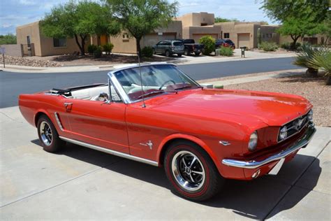 289 Powered 1965 Ford Mustang Convertible 5 Speed For Sale On Bat