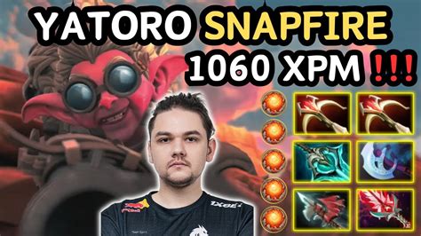 YATORO SNAPFIRE Offlane DAMAGE BUILD 1060 XPM 2 Daedalus Dota 2