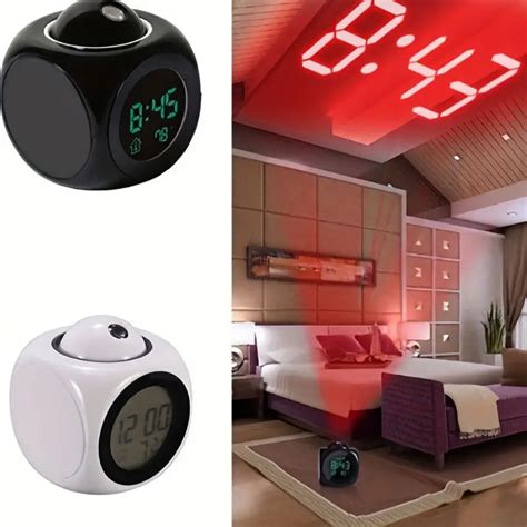 1 Digital Alarm Clock Bedroom Digital Clock Multifunctional