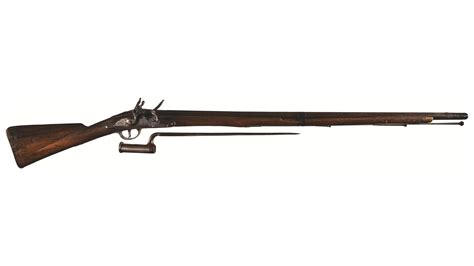 Revolutionary War Era East India Company Brown Bess Musket Rock Island Auction