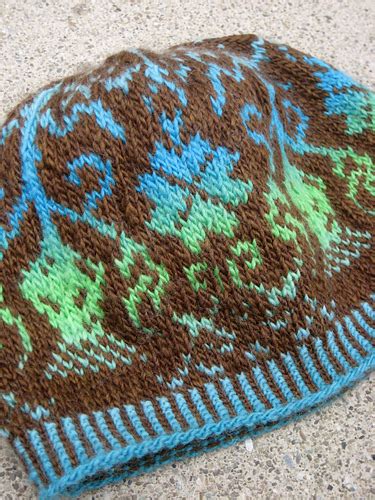 Ravelry Thistle And Shamrock Beanie Pattern By Erica Jackofsky Fiddle