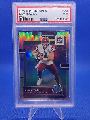 Panini Donruss Optic Sam Howell Rated Rookie Silver Holo Prizm