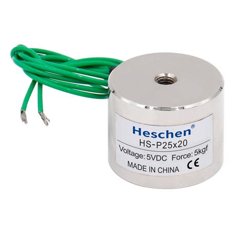 Heschen Elettromagnete Solenoide P25 20 Diametro Esterno 25 Mm DC