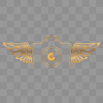 Golden Wing Vector Art Png Golden Photography Wing Camera Logo