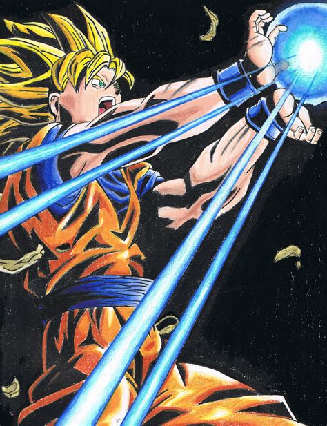 Goku Kame Hame Ha By Anime No Jutsu On DeviantArt