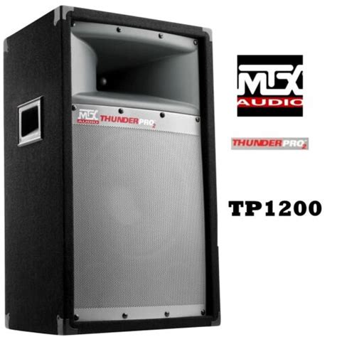 Mtx Tp1200 Thunderpro2 12 150 Watt 2 Way Loud Cabinet Dj Pa Audio Speaker 715442631339 Ebay