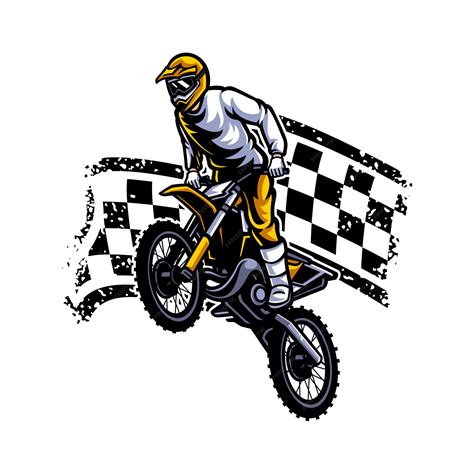 Premium Vector | Motocross vector logo , Motocross freestyle