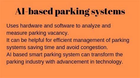 Ai Based Parking Systems Can Address Parking Woes Heres How