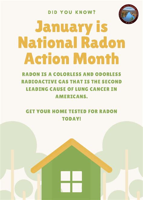 National Radon Action Month Home Test Kits Available For Residents