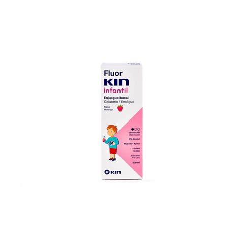 Comprar Flúor Kin colutorio Infantil fresa 500ml al mejor precio