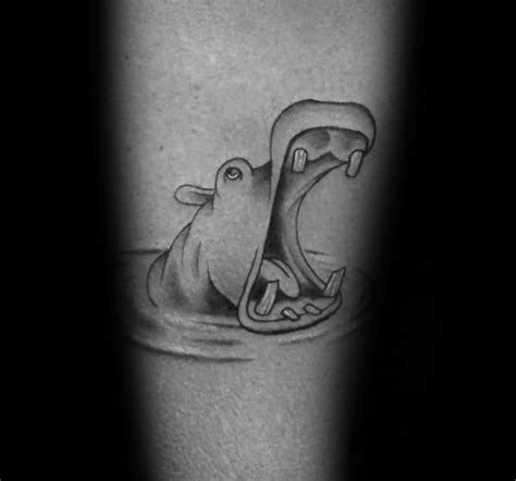 60 Hippo Tattoo Designs For Men Animal Ink Ideas