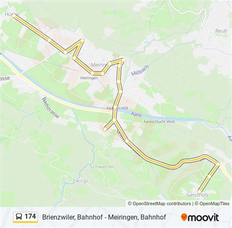 174 Route Schedules Stops And Maps Geissholz Dorf‎→hausen B