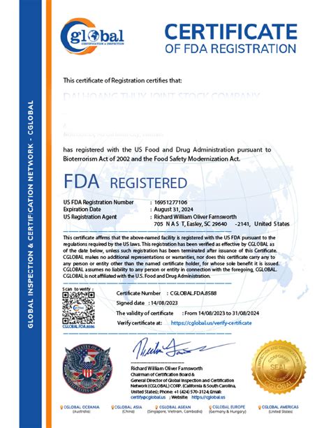 Fda Registration