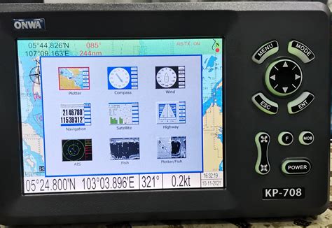 Onwa KP708A With 7 Inch GPS Chart Plotter With Class B AIS Transponder