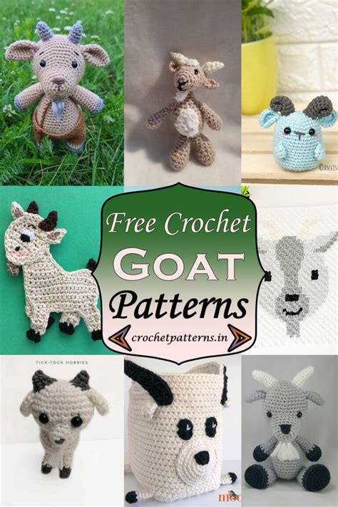 14 Free Crochet Goat Patterns