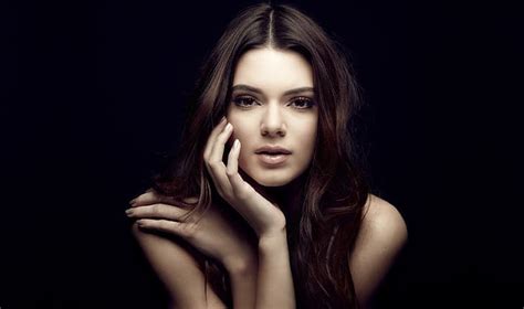 Hd Wallpaper Kendall Jenner Women Model Brunette Long Hair Dark