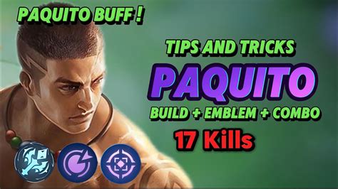 Top 1 Global Paquito Build And Emblem Is Finally Here Paquito