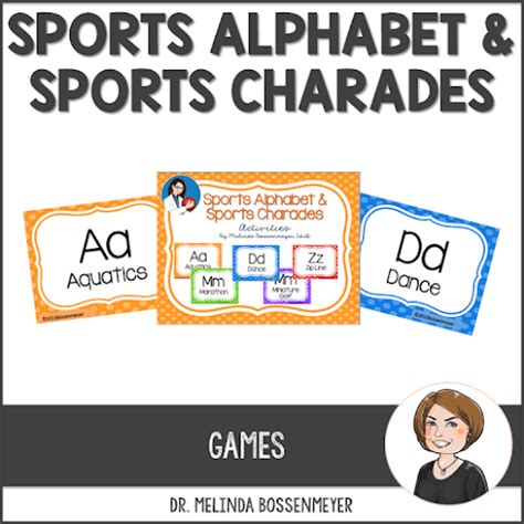 Sports Alphabet & Sports Charades | Peaceful Playgrounds | Recess ...